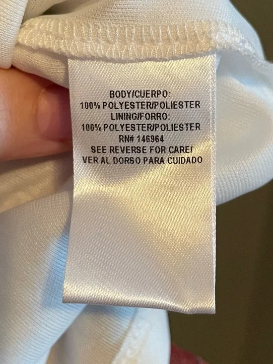 NWT Signature Robbie Bee Womens Sz 10 Petite Neck Tie Tiered Mini Dress Rt $89! - Picture 7 of 12